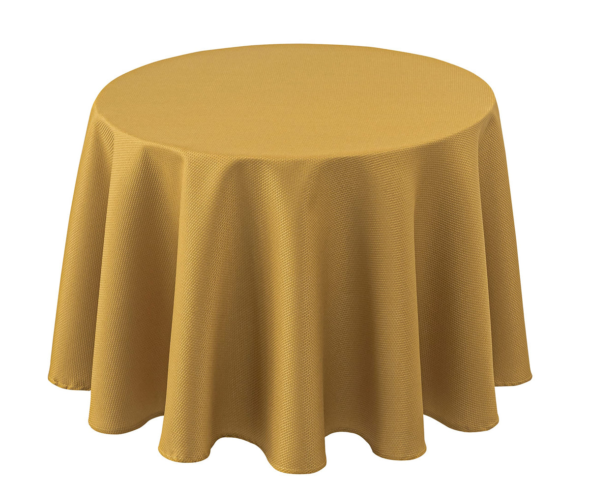 Textured Square Black Tablecloth-Fabric Spillproof Card Table Cloths 54x54"