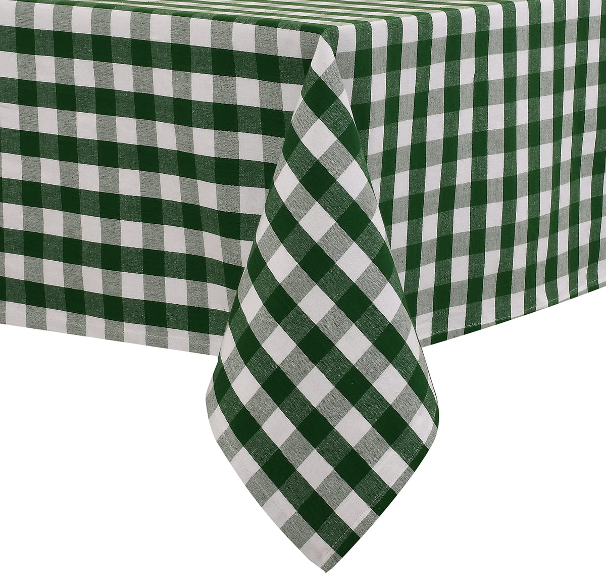 Urban Villa Tabletop Cover Kitchen Dining Tablecloth 100% Cotton Holiday Celebrations Wedding Dinner Parties White Rectangle 60X120 Inches 10-12 Seats Table Cloth