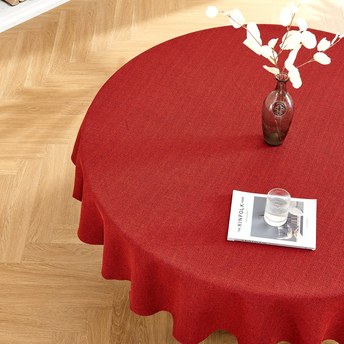 BALCONY & FALCON Rectangle Table Cloth Waterproof Beige 118"x57"