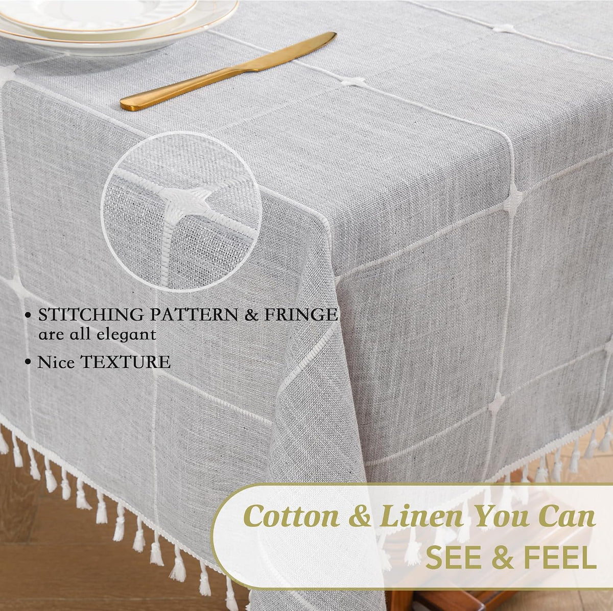 Oubonun Tablecloths for Rectangle Tables