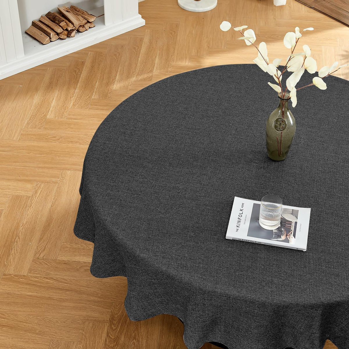 BALCONY & FALCON Rectangle Table Cloth Waterproof Beige 118"x57"