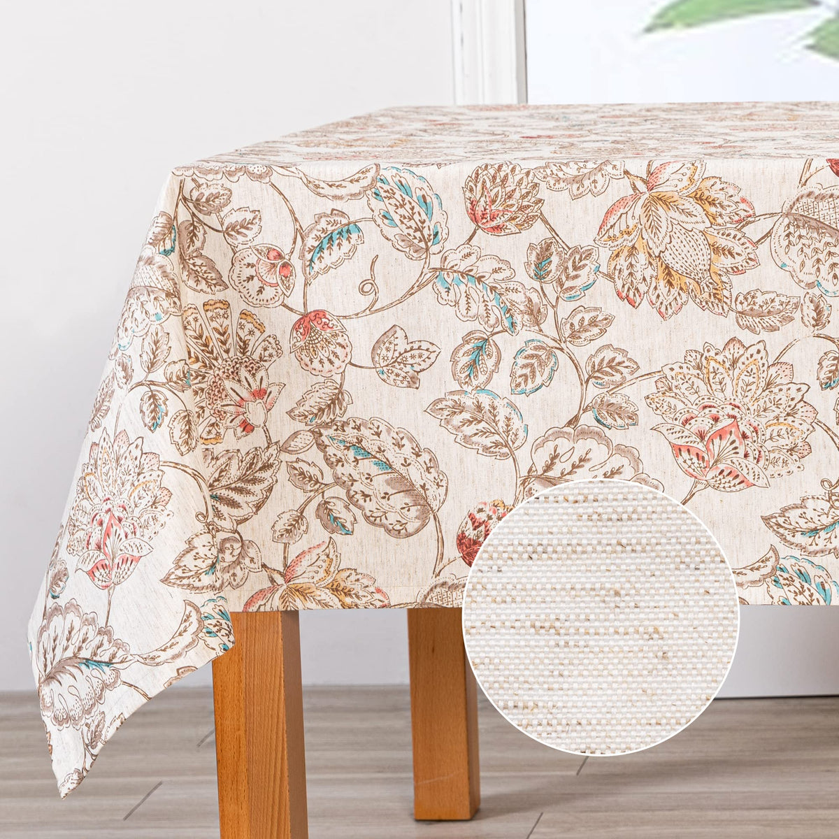 MYSKY HOME Table Cloth 60x84 in Rectangle Table, Waterproof Tablecloths