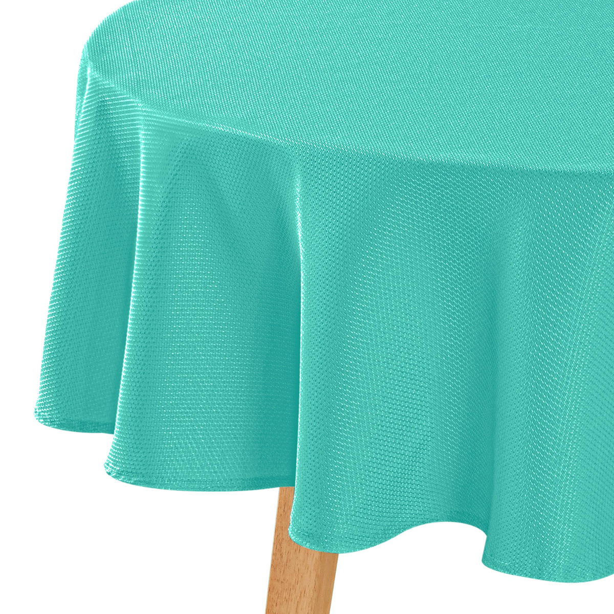 Hiasan Jacquard Textured Rectangle Tablecloth 60x120 Inch, Light Sage Green